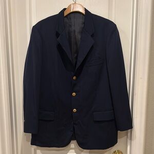 Classic Navy Blazer with Gold Buttons
